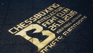 Chess-Boxing-Kreidestencils-Straßengraffiti