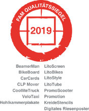 FAM-Qualitätssiegel 2019 vom Fachverband Ambient Media