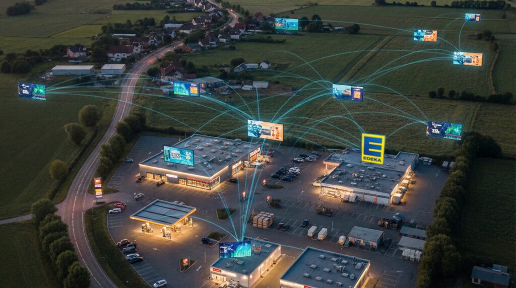 Foto: DOOH Verbreitung im ländlichen Raum